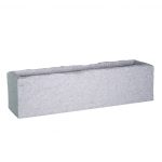 Stone look trough plastic planter WHITE MARBLE