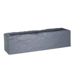 STONE LOOK PLASTIC TROUGH PLANTER